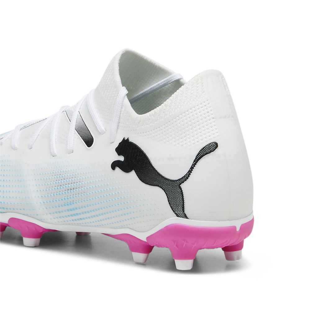 FUTURE 7 MATCH FG AG Jr. football cipő Puma White-Puma Pink