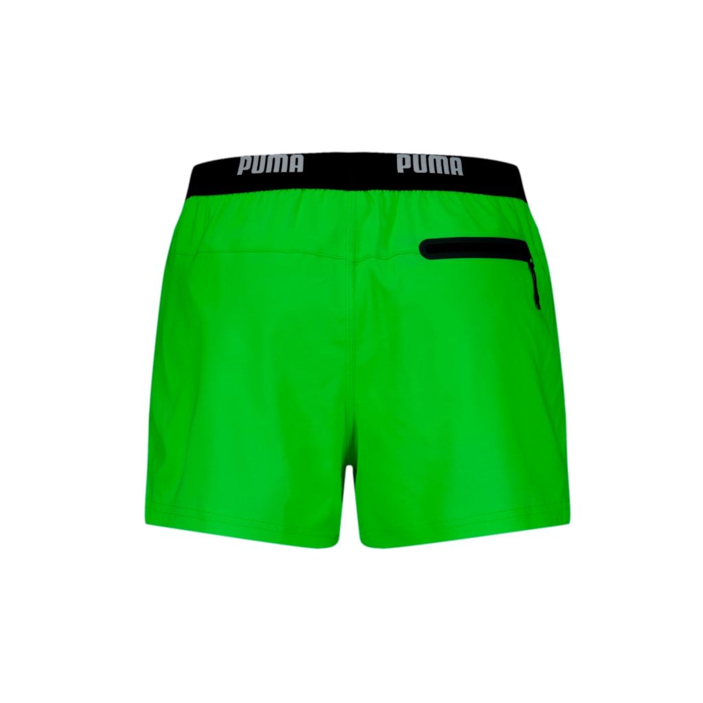 PUMA SWIM Men Logo Short Lenght- férfi fürdőnadrág Green