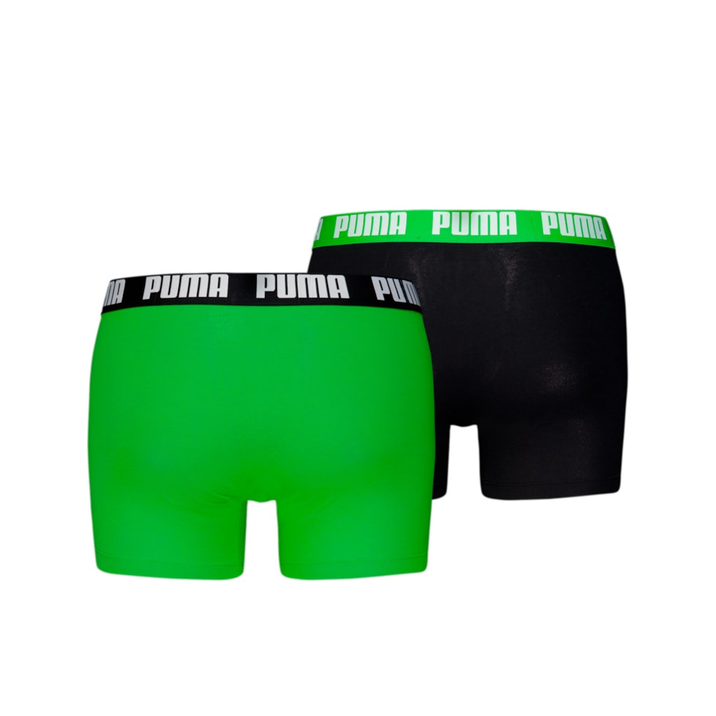 PUMA EVERYDAY BASIC BOXER 2P Green/Black