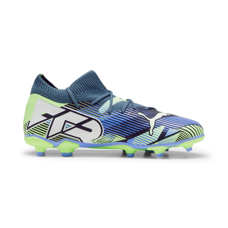 FUTURE 7 MATCH FG AG Jr. football cipő Gray Skies - Puma White