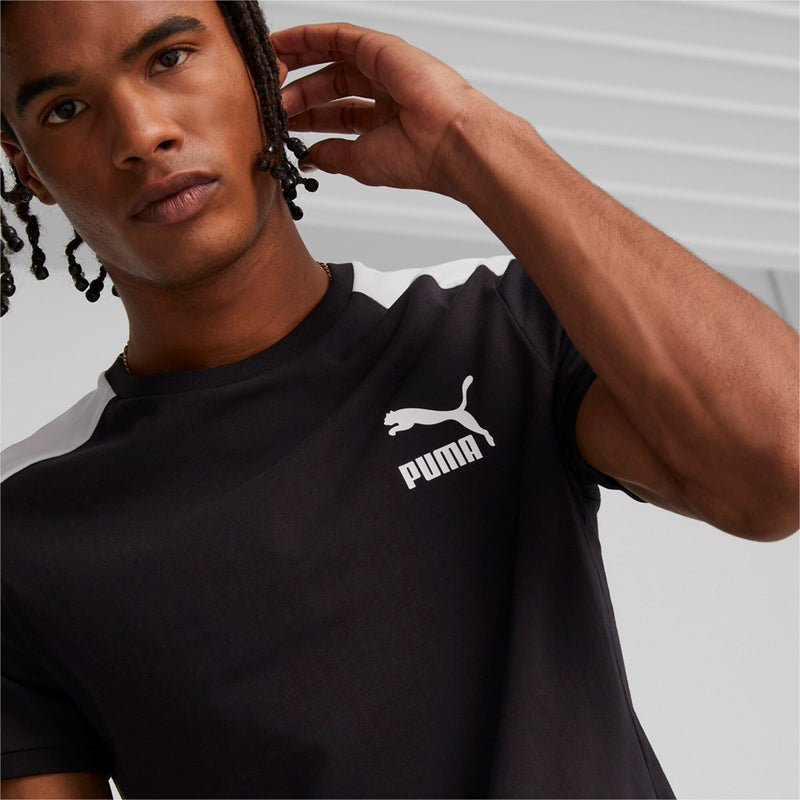Iconic T7 Tee férfi póló Puma Black