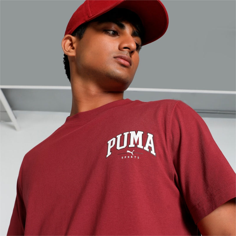 PUMA SQUAD Small Graphic Tee poló Intense Red