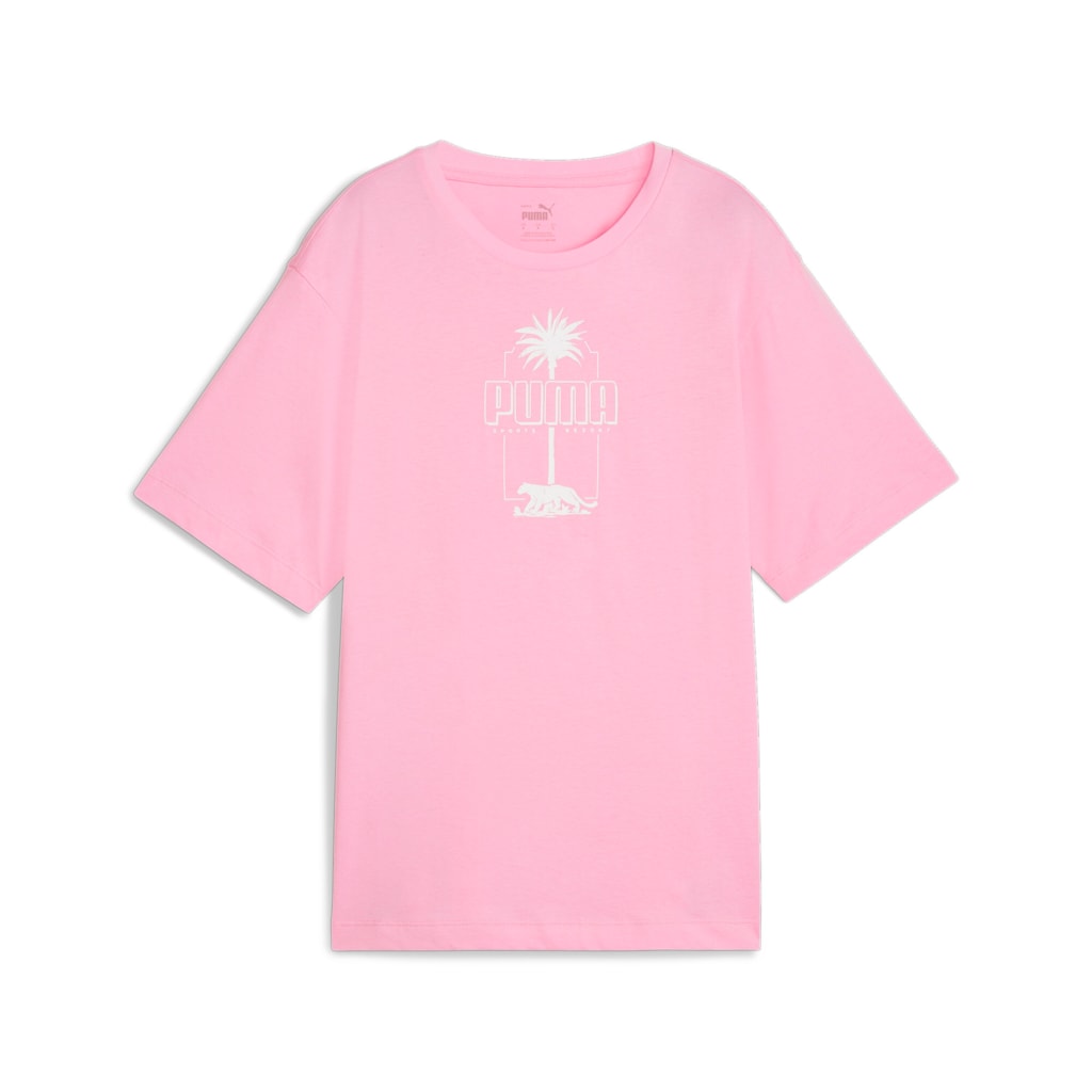 ESS+ PALM RESORT Graphic Tee női Puma póló Pink Lilac