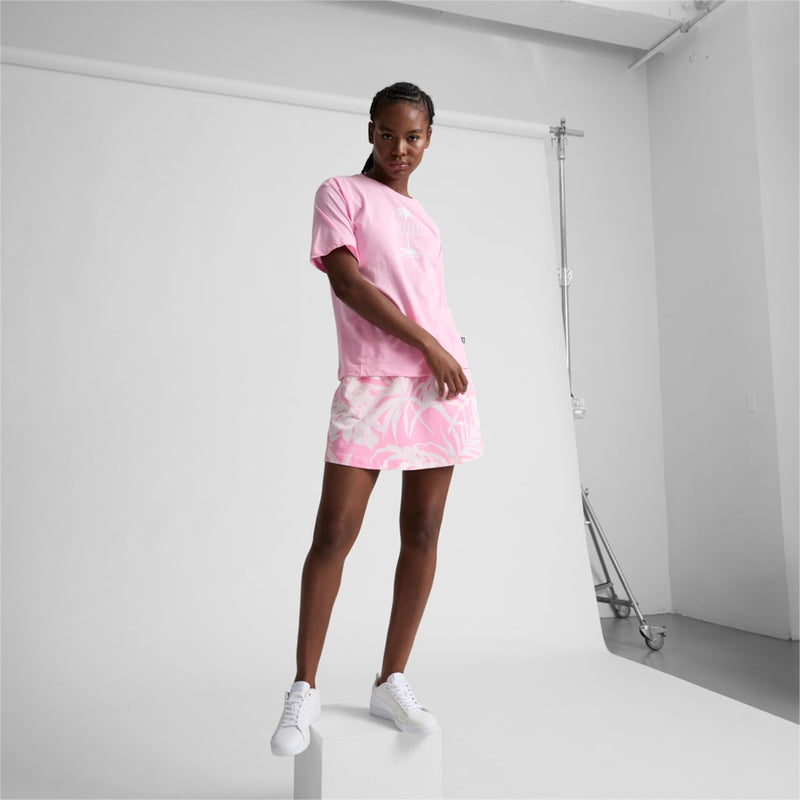 ESS+ PALM RESORT Graphic Tee női Puma póló Pink Lilac
