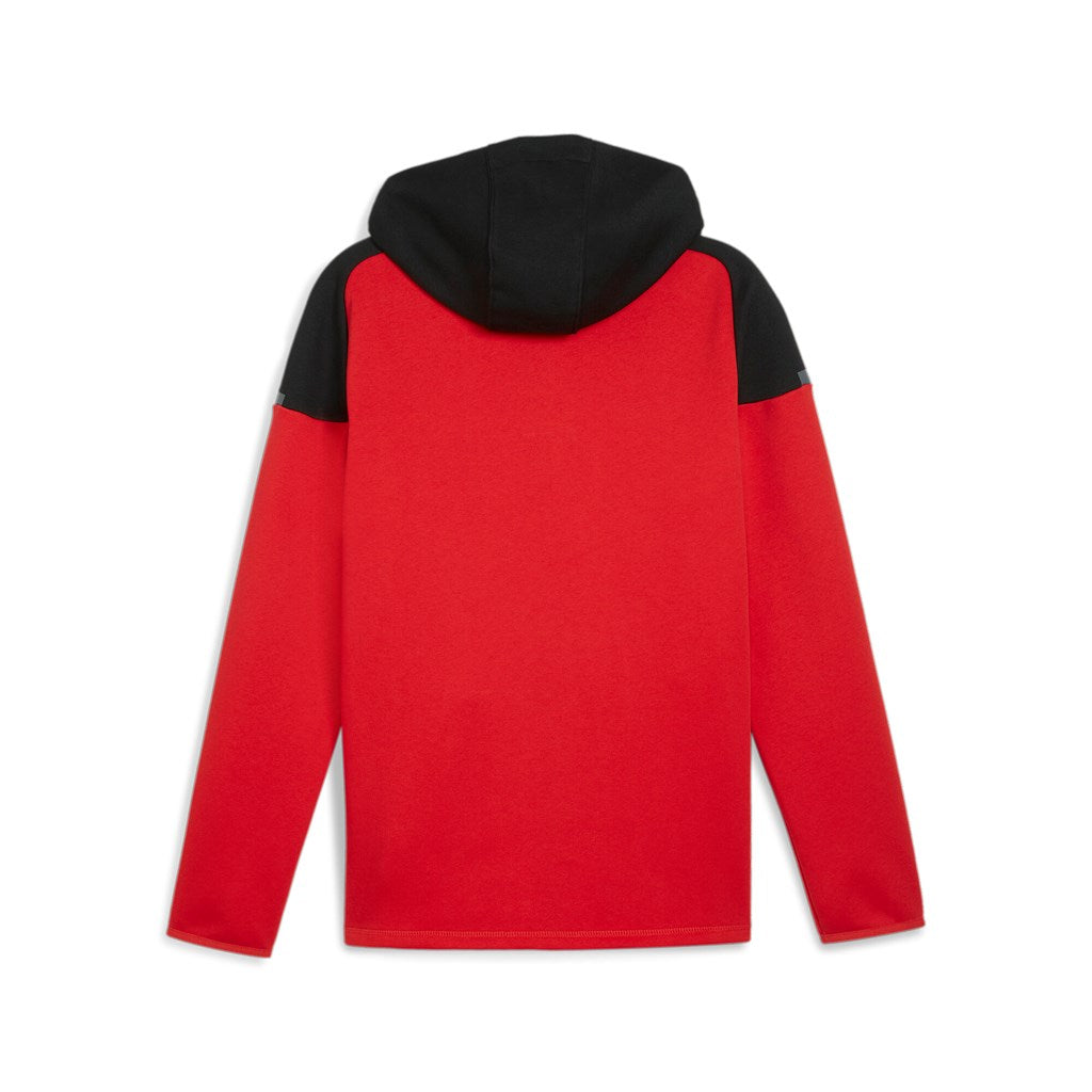 ACM Casuals Hooded Jkt  AC Milán Hoody For All Time Red-ACM-Puma Black