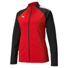 teamLIGA Training Jacket W all zip női melegítő felső Puma Red-Puma Black