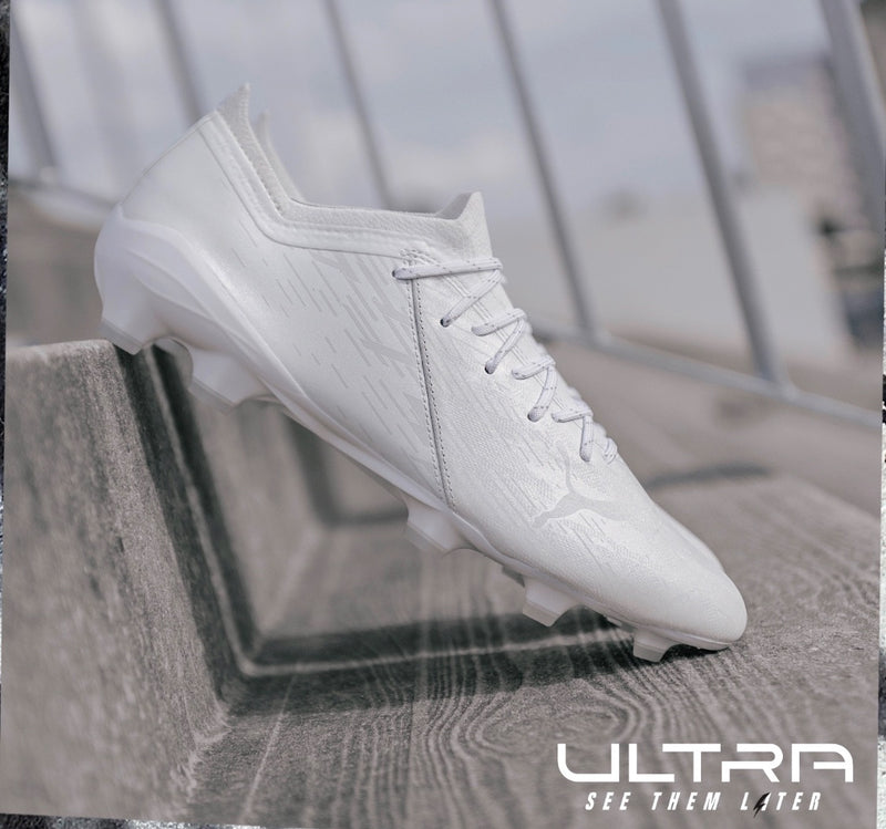 ULTRA 1.2 Lazertouch Limited FG AG football cipő Puma White