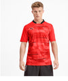ftblNXT Graphic Core football póló Nrgy Red-Puma Black - Teamsport & Lifestyle