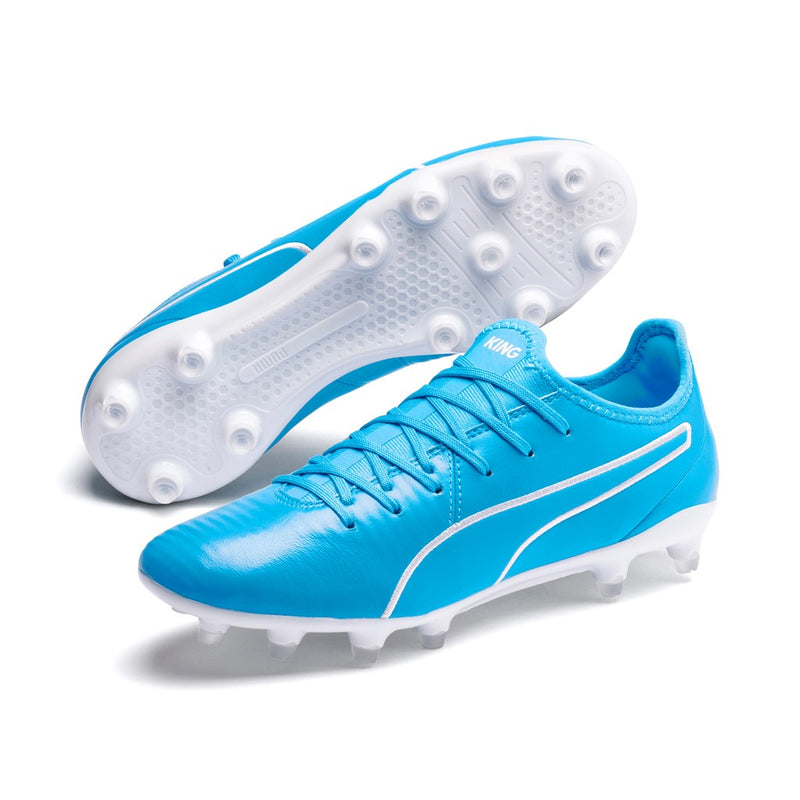 PUMA KING PRO FG football cipő fűre-műfűre Luminous Blue-Puma White - Teamsport & Lifestyle