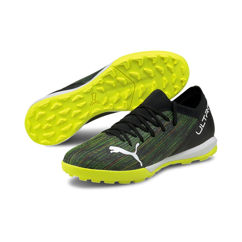 ULTRA 3.2 TT football cipő műfűre Puma Black-Puma White-Yellow Alert