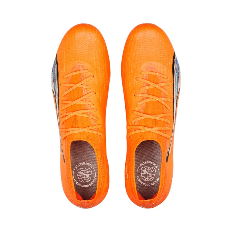 ULTRA ULTIMATE FG AG football cipő Ultra Orange-Puma White