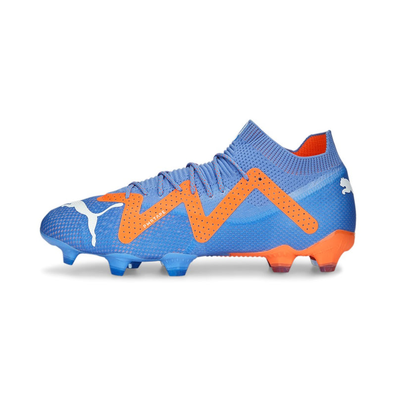 FUTURE ULTIMATE FG AG TOP football cipő Blue Glimmer-Puma White-Ultra Orange