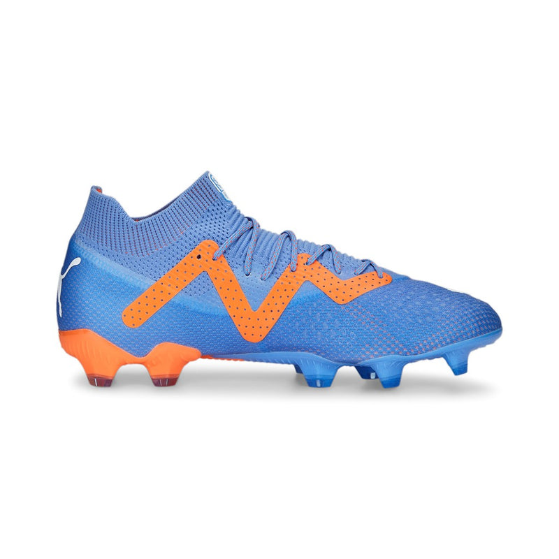 FUTURE ULTIMATE FG AG TOP football cipő Blue Glimmer-Puma White-Ultra Orange
