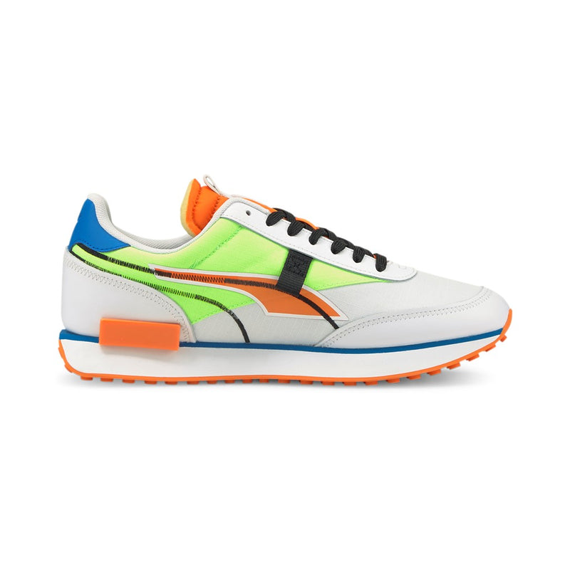 Future Rider Twofold sneaker cipő Puma White-Green Glare-Vibrant Orange