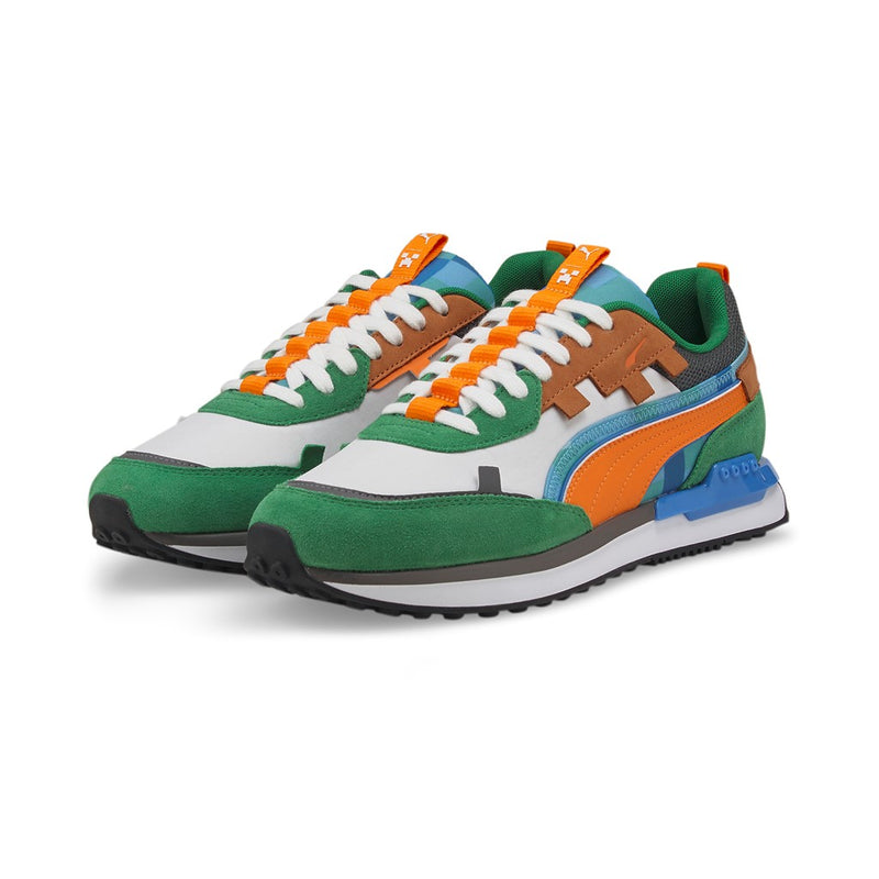 City Rider Minecraft Amazon sneaker cipő Amazon Green-Vibran Orange