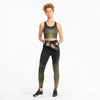 Train Digital Print High Waist 7 8 Tight női fitness nadrág Puma Black-SOFT FLUO YELLOW-print