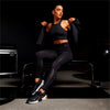 Moto High Waist Full Tight női fitness edző nadrág Puma Black
