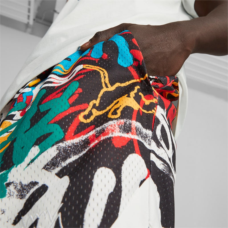 Graffiti Short rövid nadrág Puma Black-Multi Print