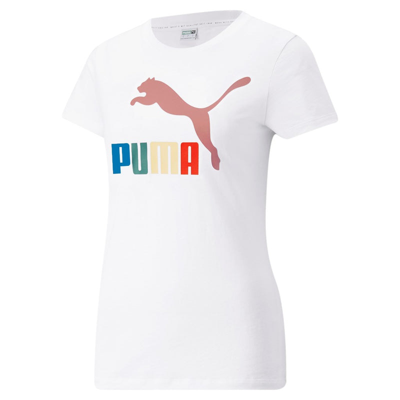 Classics Logo Interest Tee női Puma póló Puma White-Go For