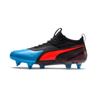 PUMA ONE 19.1 Mx SG cipő Bleu Azur-Red Blast-Puma Black