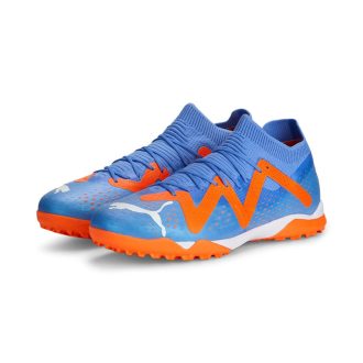   FUTURE MATCH TT football cipő műfűre Blue Glimmer-Puma White-Ultra Orange