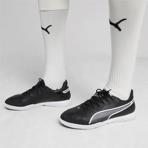 PUMA KING PRO IT football cipő terembe Puma Black-Puma White