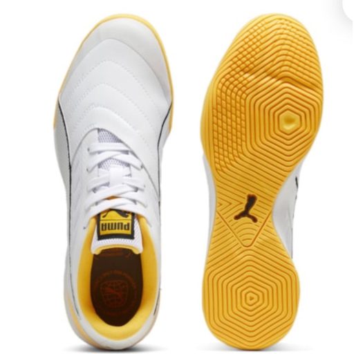 PUMA IBERO IV IT football cipő terembe Puma White-Puma Black-Sun Stream