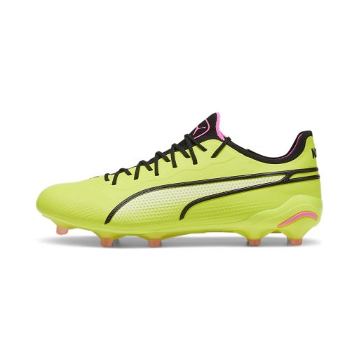 KING ULTIMATE FG AG TOP football cipő Electric Lime-Puma Black