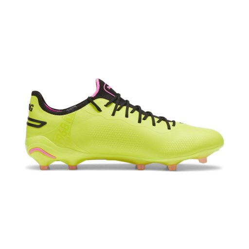 KING ULTIMATE FG AG TOP football cipő Electric Lime-Puma Black
