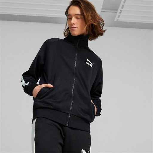 Iconic T7 Track Jacket PT férfi felső Puma Black