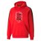 Between The Lines T7 Hoodie szabadidő felső High Risk Red