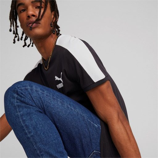 Iconic T7 Tee férfi póló Puma Black