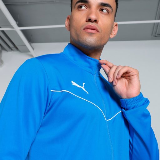 teamRISE Training  JACKET felső Electric Blue Lemonade-Puma White