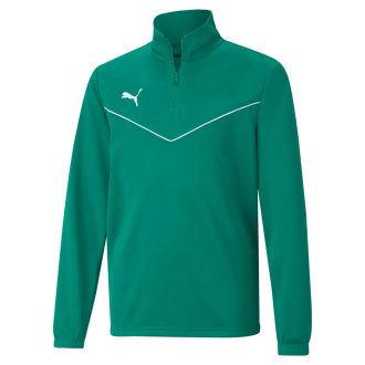teamRISE Jersey 1.4 ZIP top junior pepper green