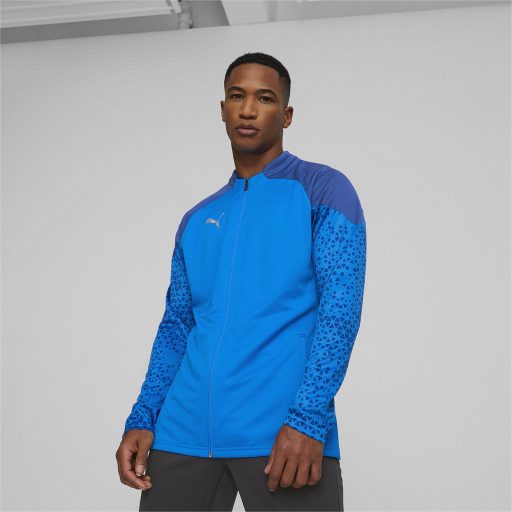 teamCUP Training Jacket ffi felső Electric Blue-Lemon