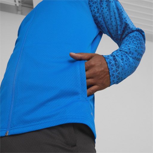teamCUP Training Jacket ffi felső Electric Blue-Lemon