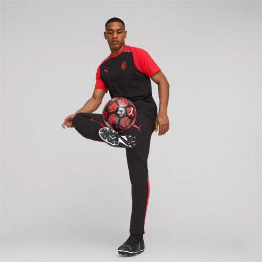 ACM Casuals Tee  AC Milán Póló For All Time Red-ACM-Puma Black