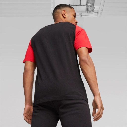 ACM Casuals Tee  AC Milán Póló For All Time Red-ACM-Puma Black
