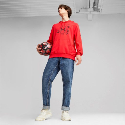 ACM FtblCore Graphic Hoody AC Milán Hoody For All Time Red-ACM-Puma Black