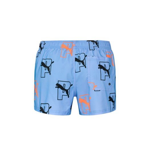 PUMA SWIM MEN PRINT LOGO SHORT - Férfi úszónadrág Blue